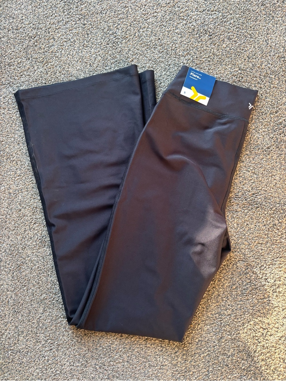 Old Navy Black Extra High-Rise Flare Leggings